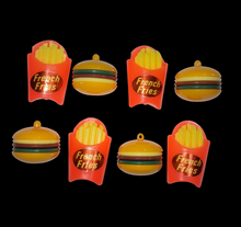 Load image into Gallery viewer, Vintage Hamburger and Fries Set of Charms