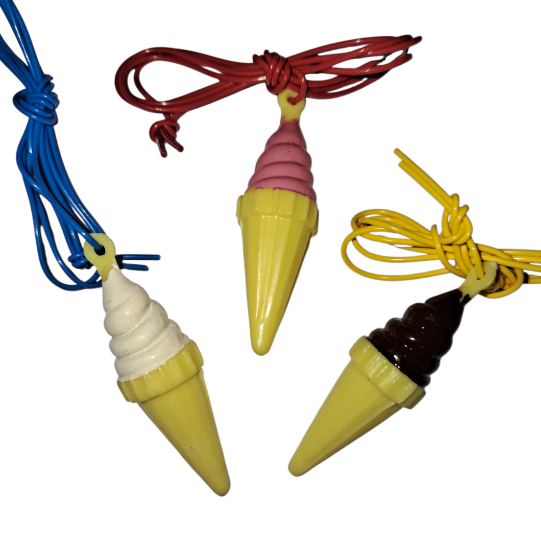 Vintage Ice Cream Cone Necklace Choice