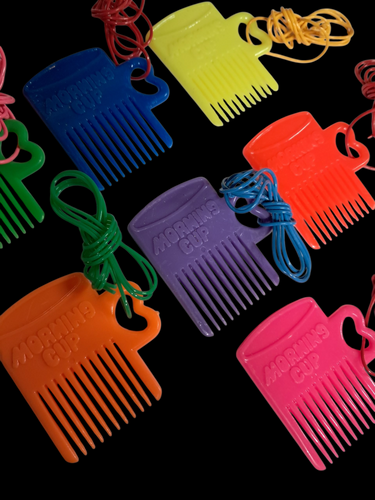 Vintage Morning Cup Comb Necklace