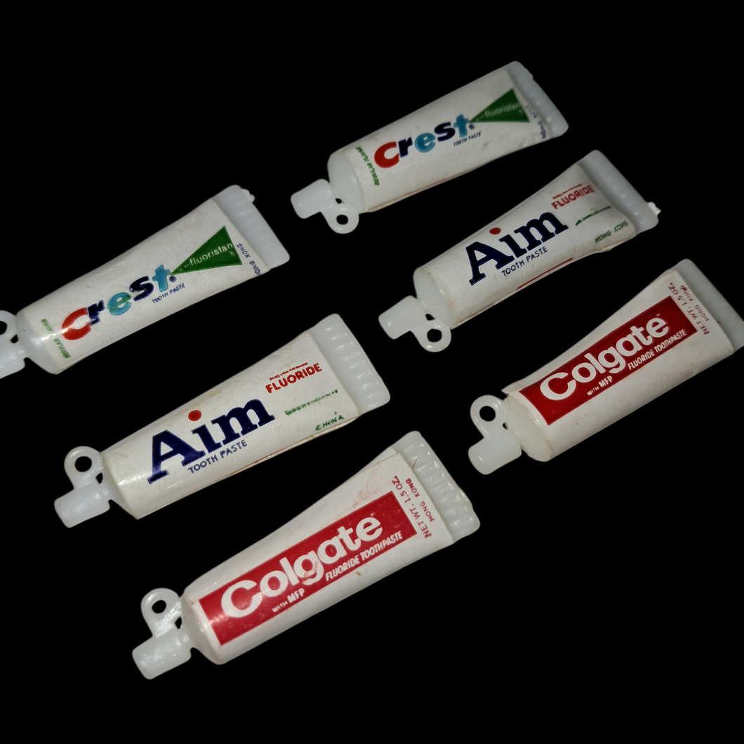 6 Pcs Tiny Toothpaste Charms