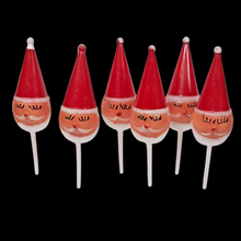 Load image into Gallery viewer, Old Santa Head Cake Picks