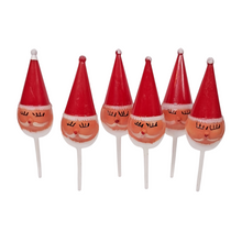 Load image into Gallery viewer, Old Santa Head Cake Picks