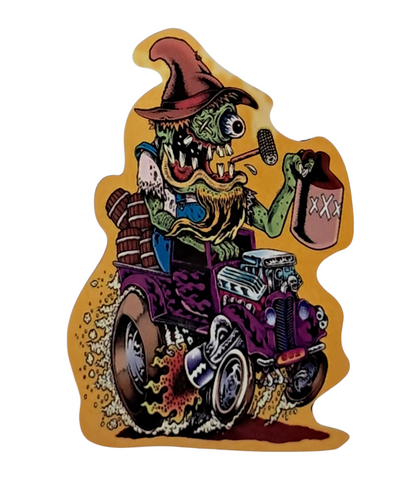 Ed Roth Weird Ohs Style Die Cut Sticker