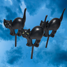 Load image into Gallery viewer, 8 pcs Black Cat Halloween Cupcake Picks