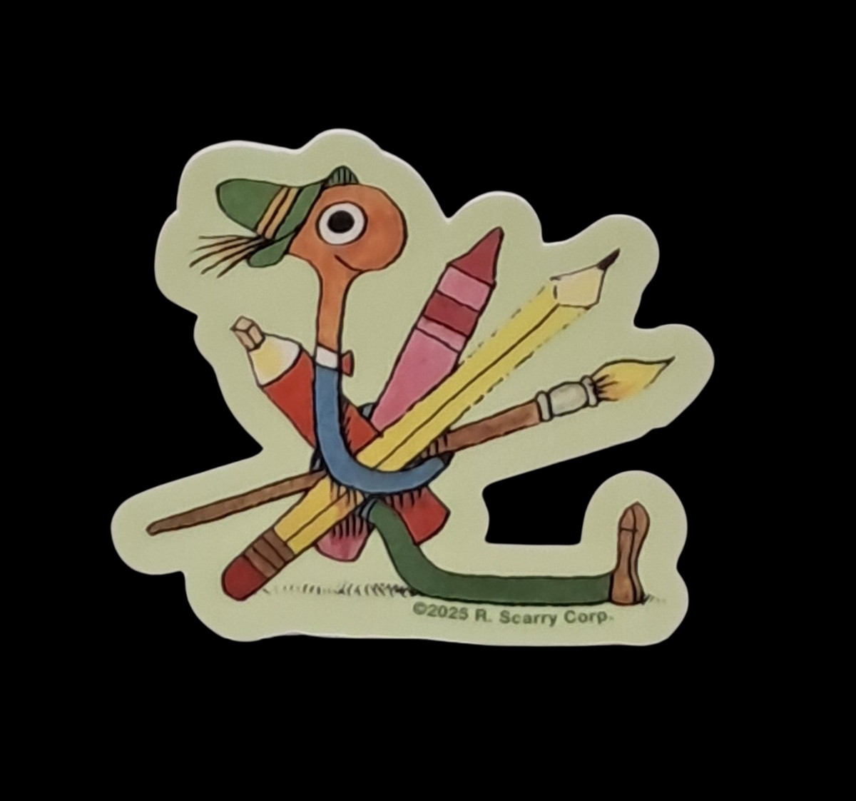 Richard Scarry Busy Town Lowly the Worm Sticker – Atomic Kitsch Mart