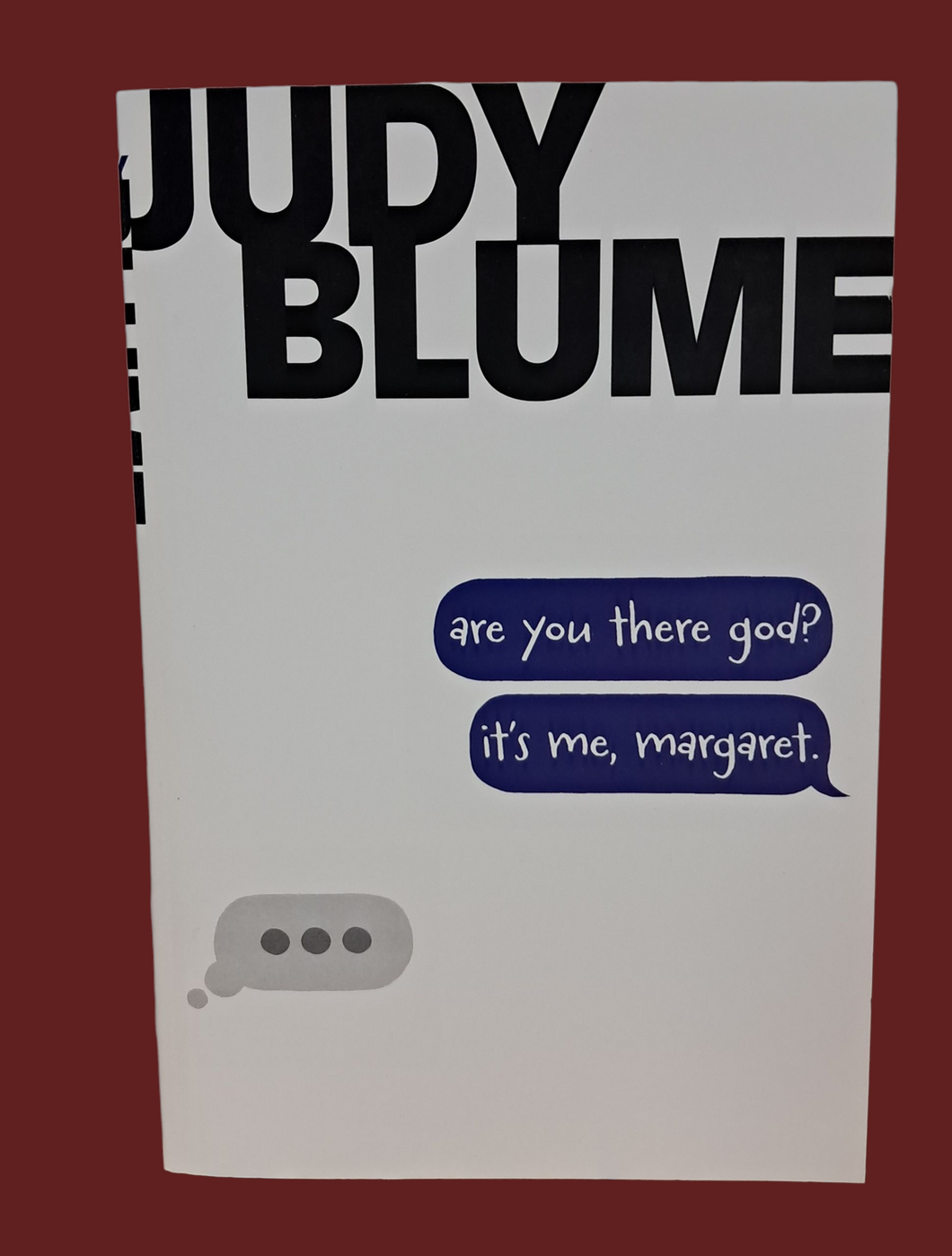 Are You There God? It’s Me Margaret Judy Blume Book