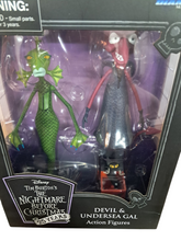 Load image into Gallery viewer, Devil and Undersea Gal Nightmare Before Christmas Figure Set