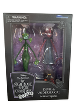 Load image into Gallery viewer, Devil and Undersea Gal Nightmare Before Christmas Figure Set