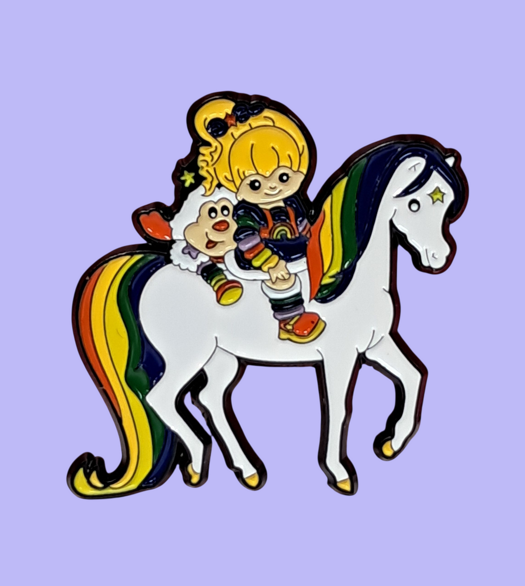 Rainbow Brite Starlite and Sprite Enamel Pin