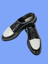 Load image into Gallery viewer, Cute Vintage Hard Plastic Men’s Shoes Cake Topper