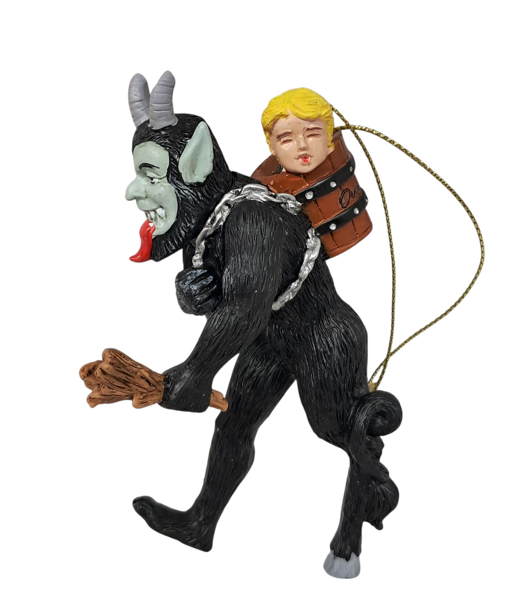 Krampus Scandinavian Folklore Resin Christmas Ornament