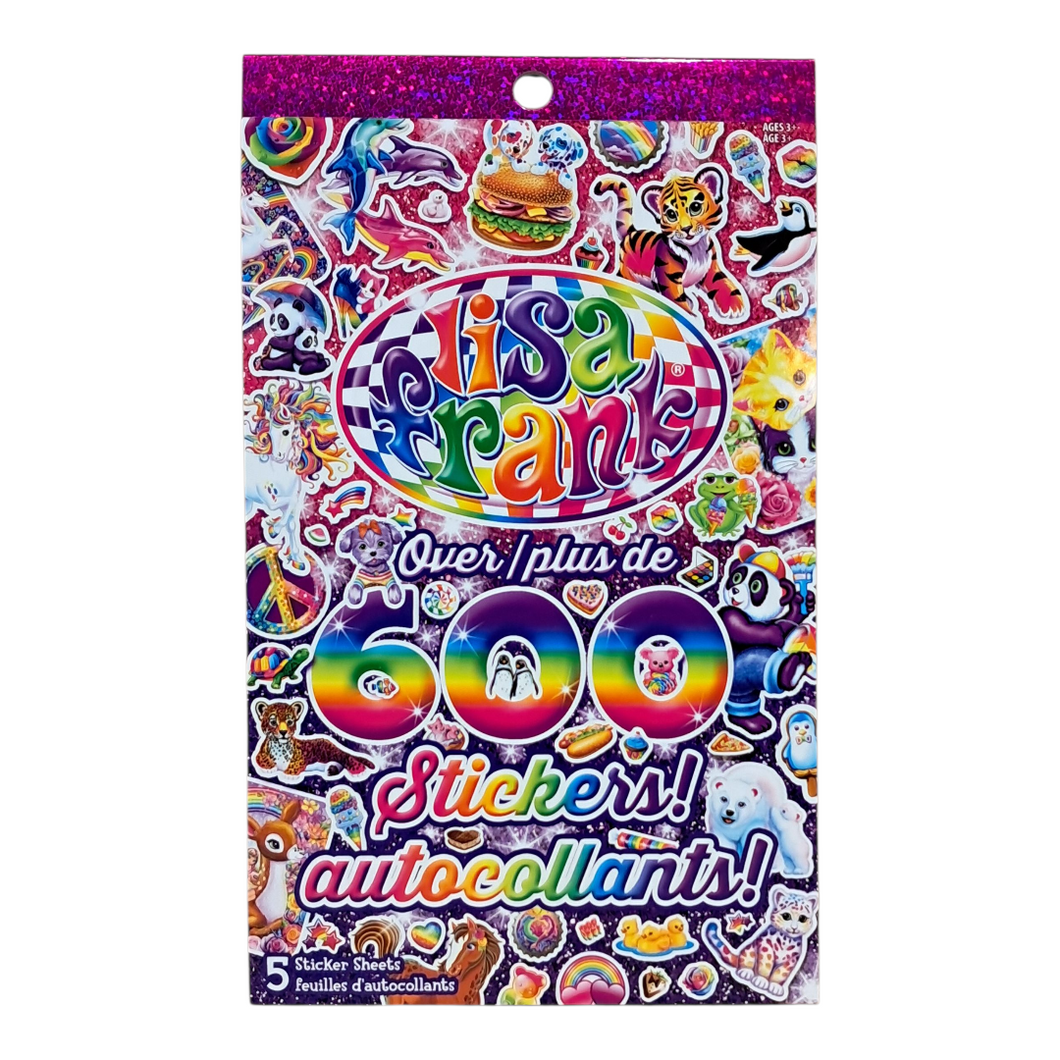 Lisa Frank Book of over 600 Stickers