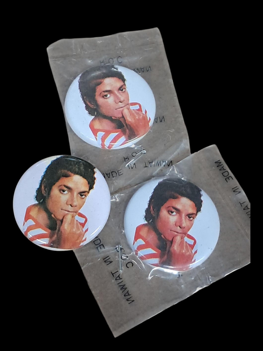 1980’s Unused Michael Jackson Pinback Button