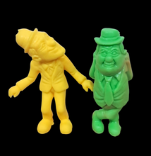 Load image into Gallery viewer, 1983 Laurel and Hardy Colorful Erasers Set of 4