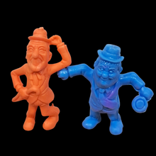 Load image into Gallery viewer, 1983 Laurel and Hardy Colorful Erasers Set of 4