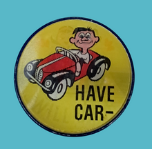 Load image into Gallery viewer, Have Car Will Date Lenticular Pinback Button