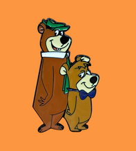 Load image into Gallery viewer, Yogi and Boo Boo Bear Enamel Pin
