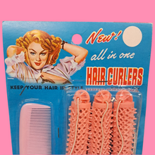 Load image into Gallery viewer, Mid Century Comb and Roller Set Curlers