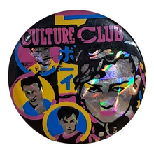 Load image into Gallery viewer, NOS 80’s Culture Club Hologram Pinback Button