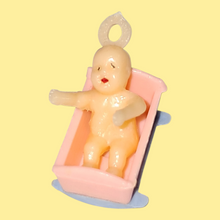 Load image into Gallery viewer, Mini Vintage Baby and Cradle Gumball Charms