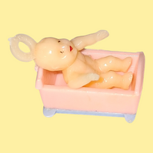 Load image into Gallery viewer, Mini Vintage Baby and Cradle Gumball Charms