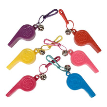 Load image into Gallery viewer, 80's Old Stock Whistle Bell Clip Charm