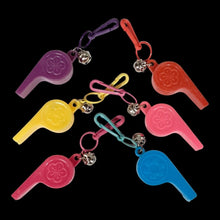 Load image into Gallery viewer, 80's Old Stock Whistle Bell Clip Charm