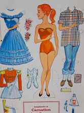 Load image into Gallery viewer, Carnation Ice Cream Promotional Paper Doll Set