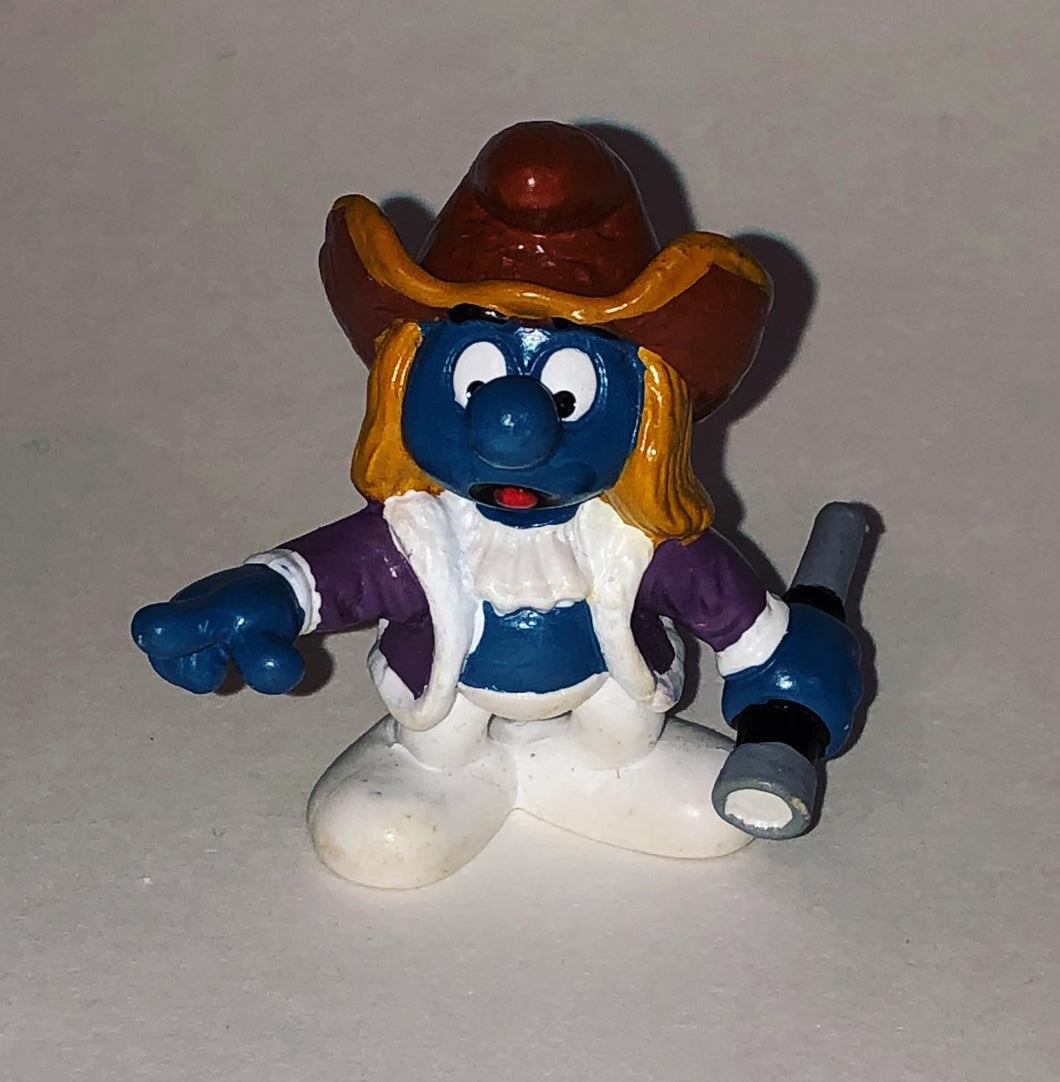 1984 Historical Columbus Smurf PVC Figure