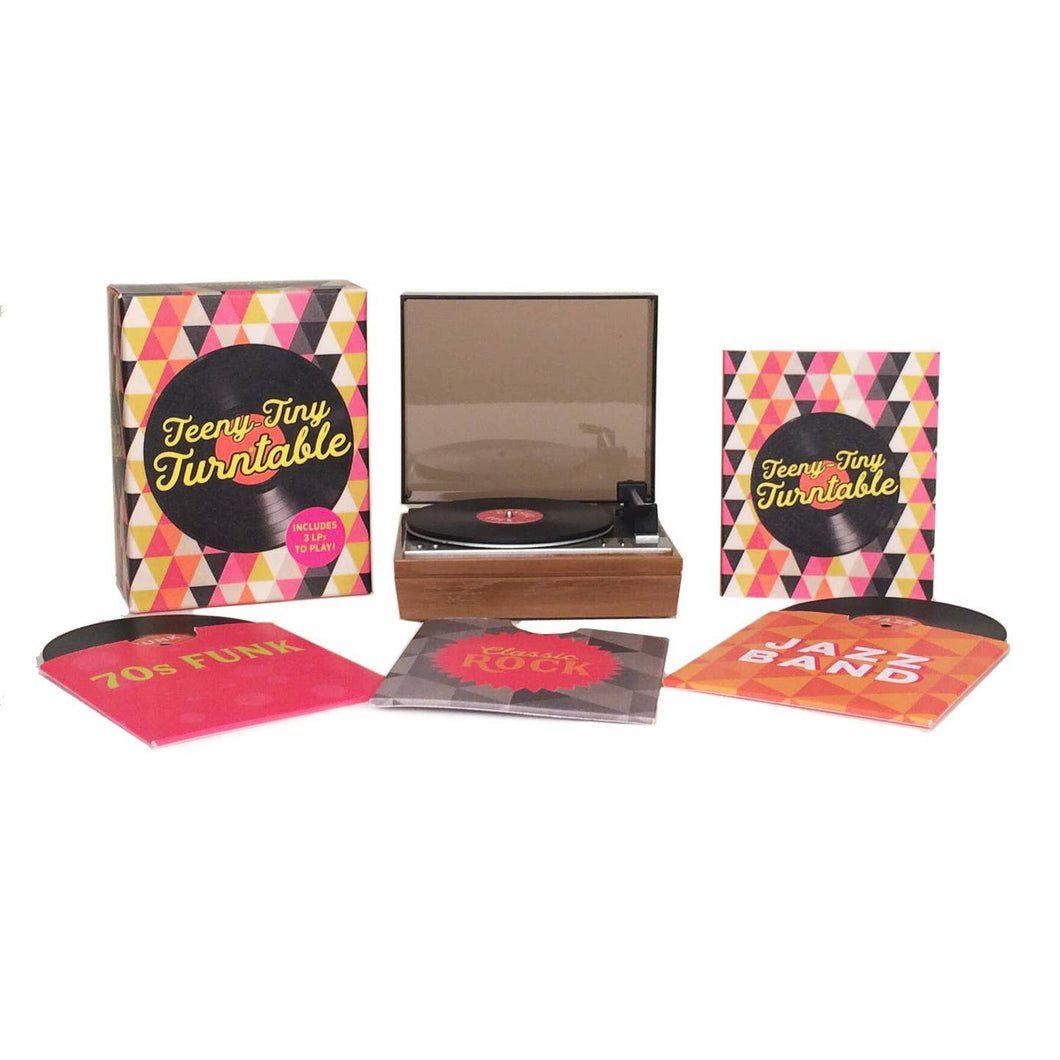 Teeny Tiny Turntable Nostalgic Mini Record Player