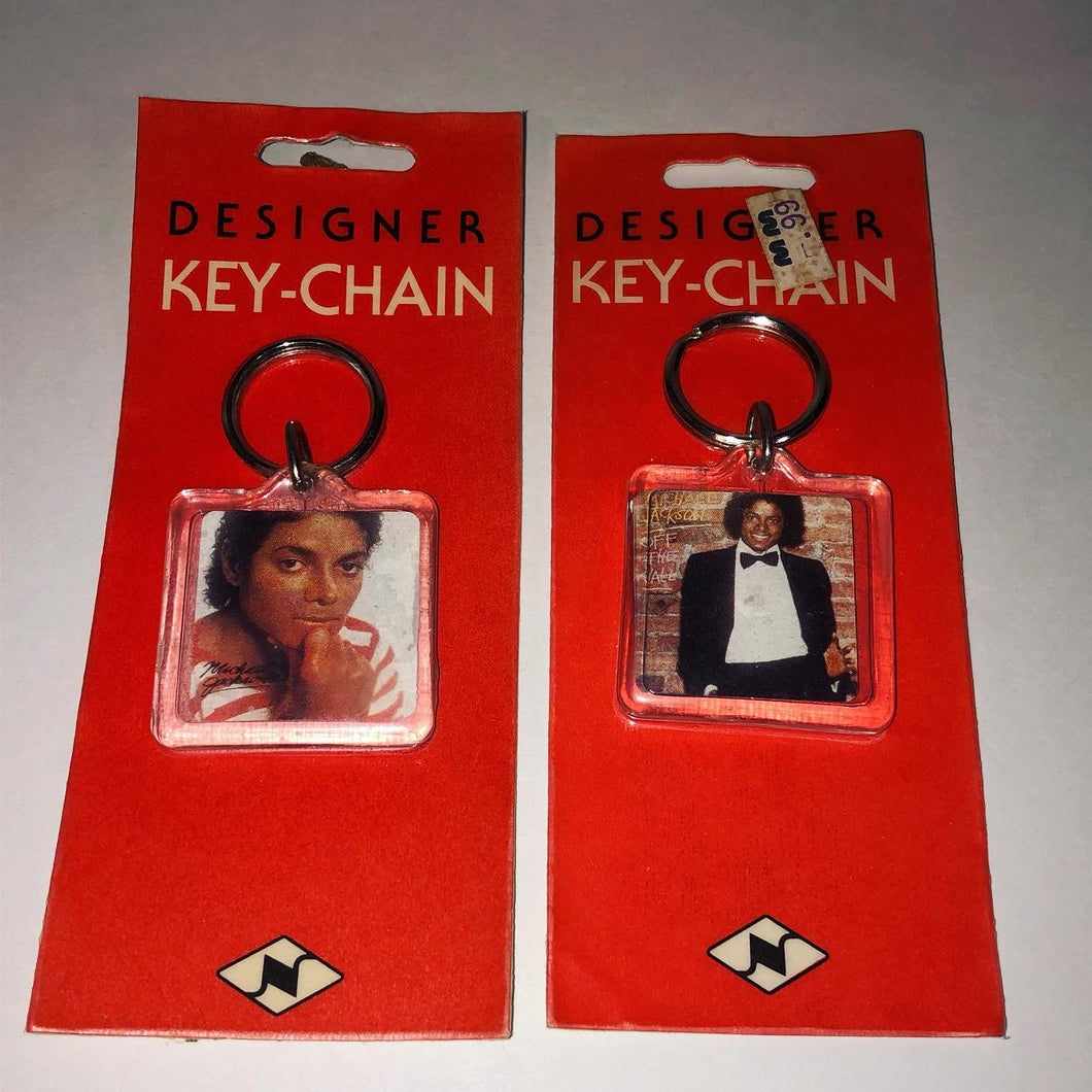 1980’s Michael Jackson Keychain on Card Choice