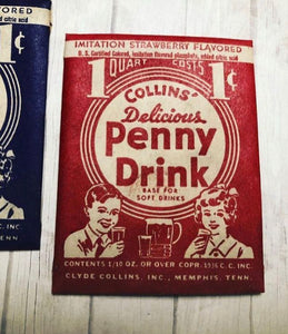 1936 Collins’ Drink Mix Packet