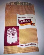 Load image into Gallery viewer, 1950’s Unused Double Kay Nut Shop Bag