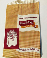 Load image into Gallery viewer, 1950’s Unused Double Kay Nut Shop Bag