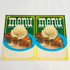 1950’s Unused Diner Menu Cover #3