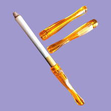 Load image into Gallery viewer, Unused 1950’s Amber Cigarette Holder