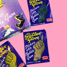 Load image into Gallery viewer, 80’s Unopened Glitter Glove Sticker Pack