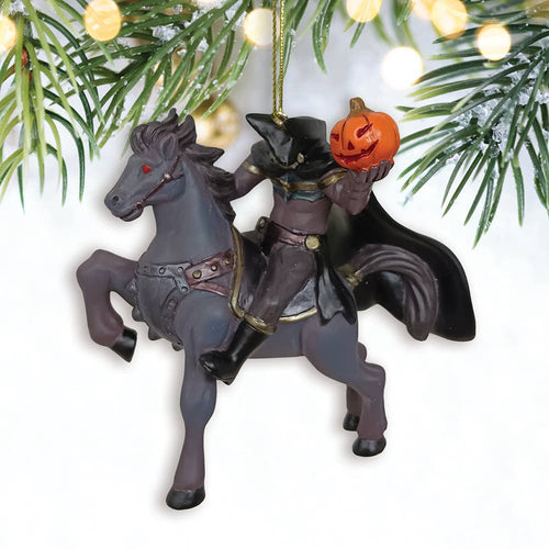 Headless Horseman Resin Christmas Tree Ornament