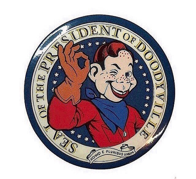 1988 Howdy Doody Pinback Button