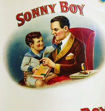 Load image into Gallery viewer, Unused Sonny Boy Vintage Cigar Box Label