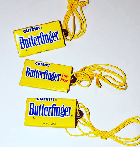 1970’s Curtiss Butterfinger Toy Necklace