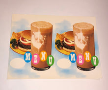 Load image into Gallery viewer, 1950’s Unused Diner Menu Cover #2