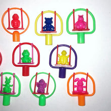 Load image into Gallery viewer, 2 pcs Vintage Swinging Animals Pencil Toppers