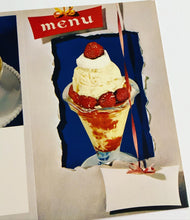 Load image into Gallery viewer, 1950’s Unused Diner Menu Cover