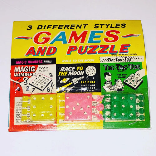 Vintage Dime Store Toy Games