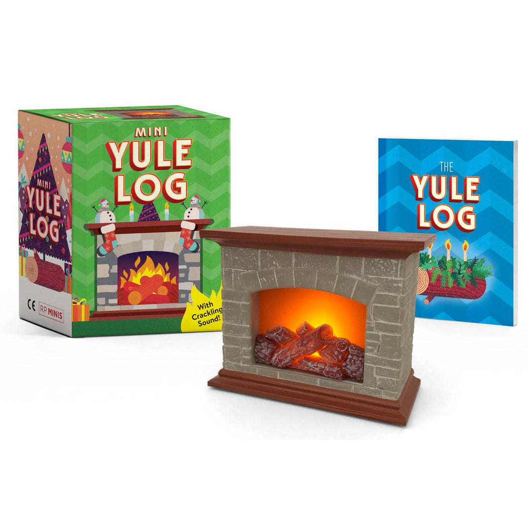 Mini Crackling Yule Log Mini Desk Toy Gift Kit