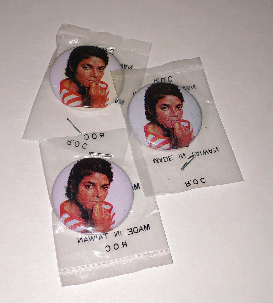 1980’s Unused Michael Jackson Pinback Button