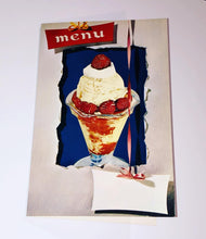 Load image into Gallery viewer, 1950’s Unused Diner Menu Cover