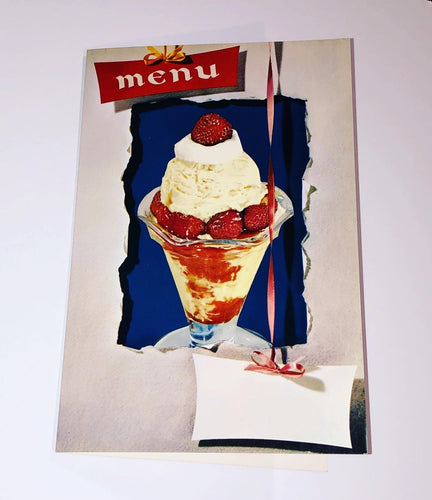 1950’s Unused Diner Menu Cover