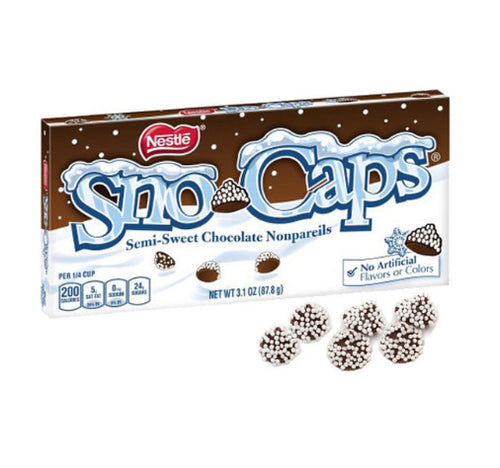 Nestle Sno Caps Semi Sweet Chocolate Nonpareils 3.1 Oz Box